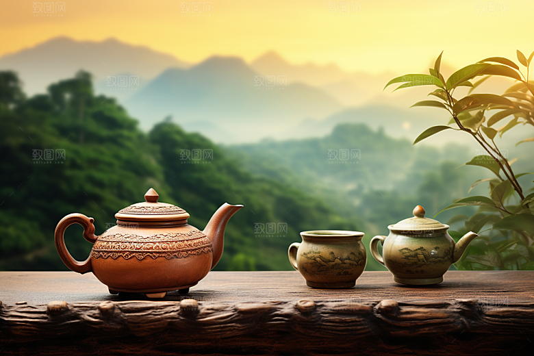 茶叶春天春季摄影图