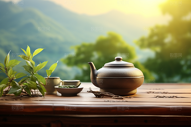 茶叶春茶高清摄影图