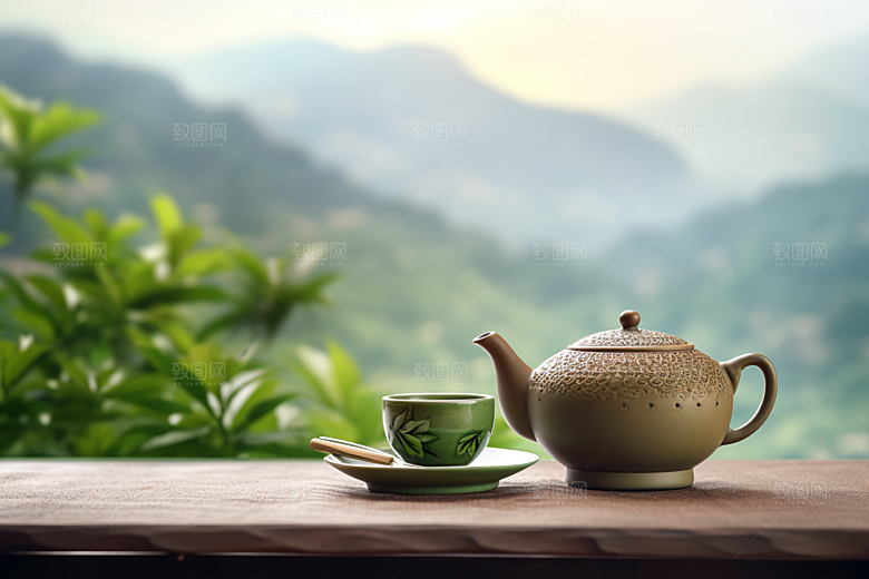 茶叶清明谷雨春天摄影图