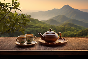 茶叶自然清新摄影图