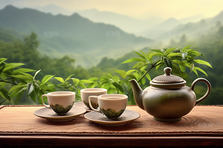 茶叶高清茶树摄影图