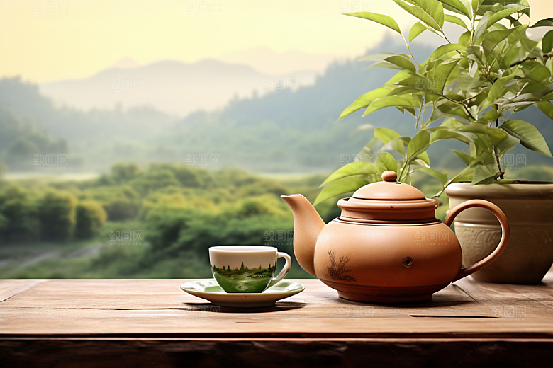 茶叶自然清新摄影图