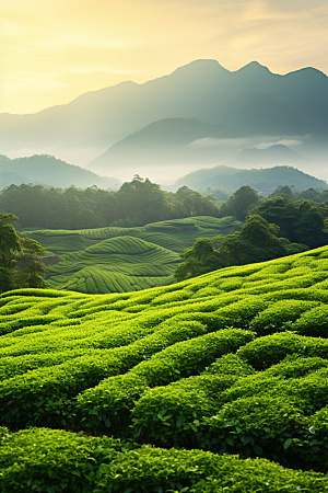 茶叶高清自然摄影图