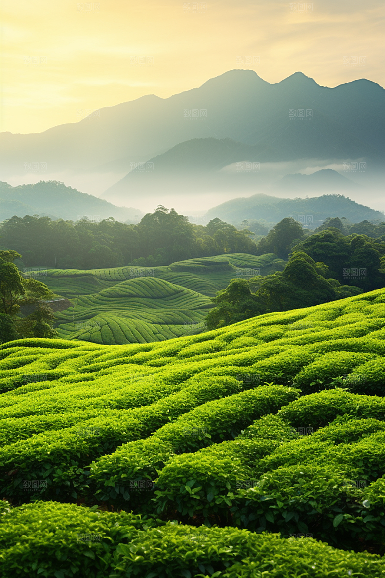 茶叶高清自然摄影图