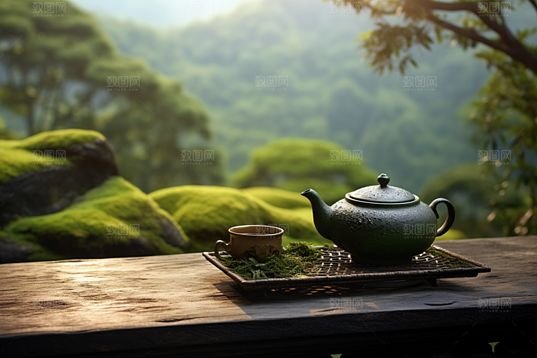 茶叶高清清明谷雨摄影图