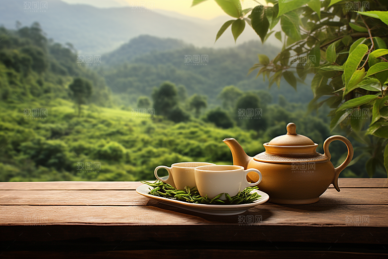 茶叶春茶春天摄影图