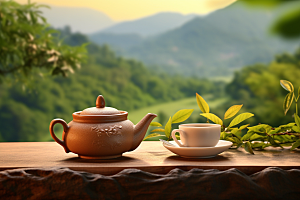 茶叶春季自然摄影图