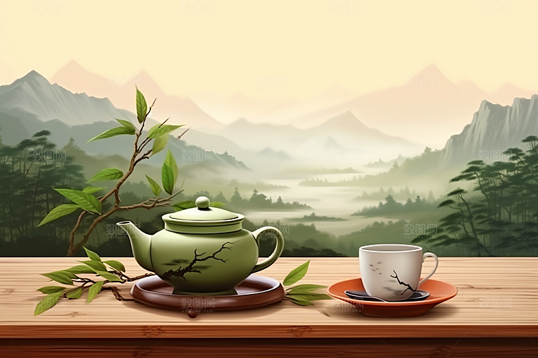 茶叶清明谷雨高清摄影图