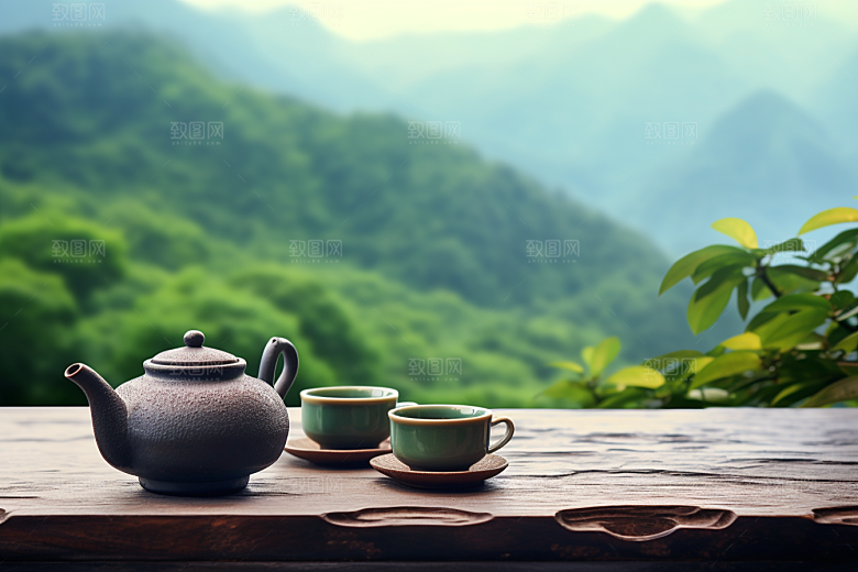 茶叶自然春天摄影图