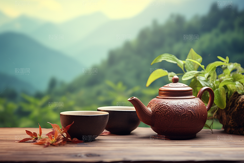 茶叶茶树雨前龙井摄影图