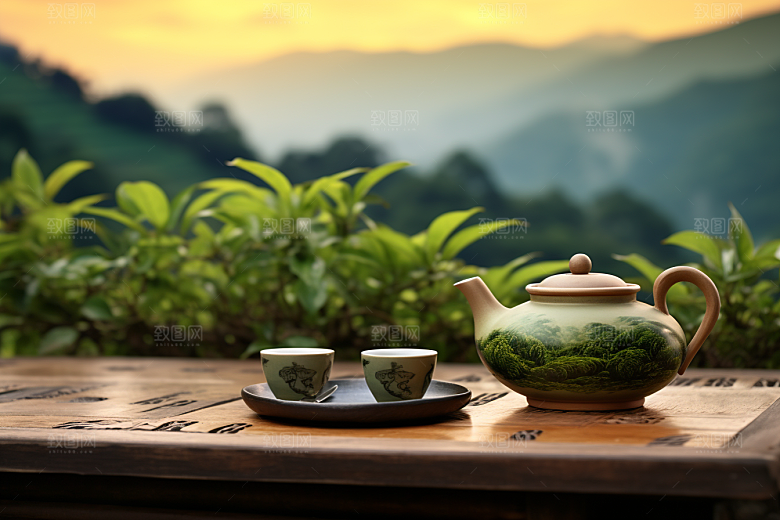 茶叶清新高清摄影图