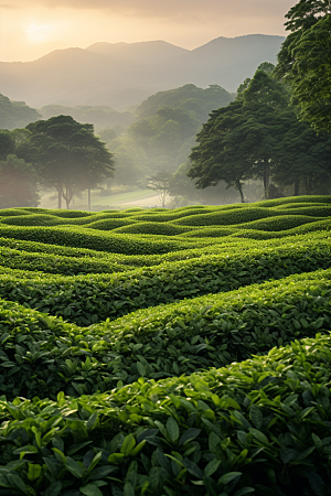 茶叶茶树高清摄影图