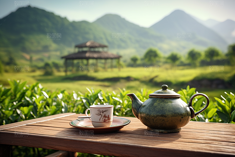 茶叶春天自然摄影图