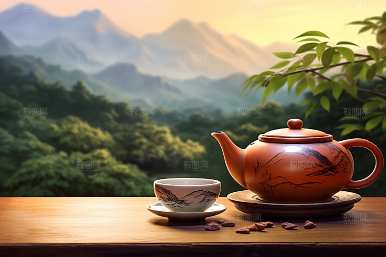 茶叶新茶春季摄影图