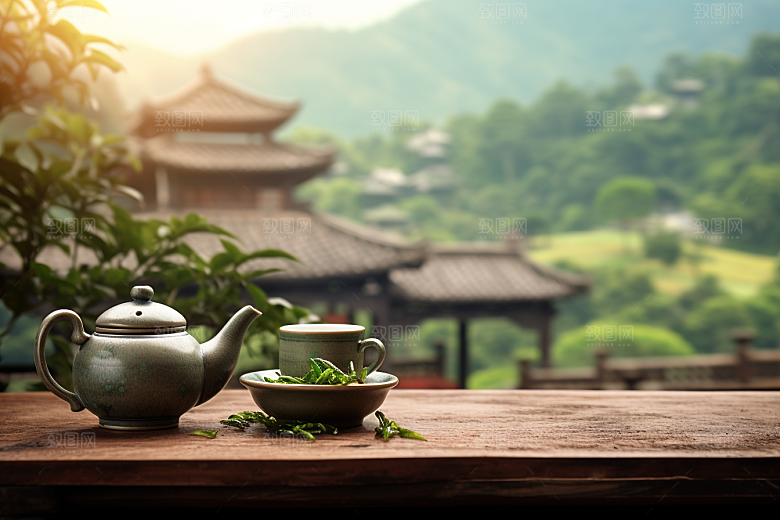 茶叶新茶春季摄影图