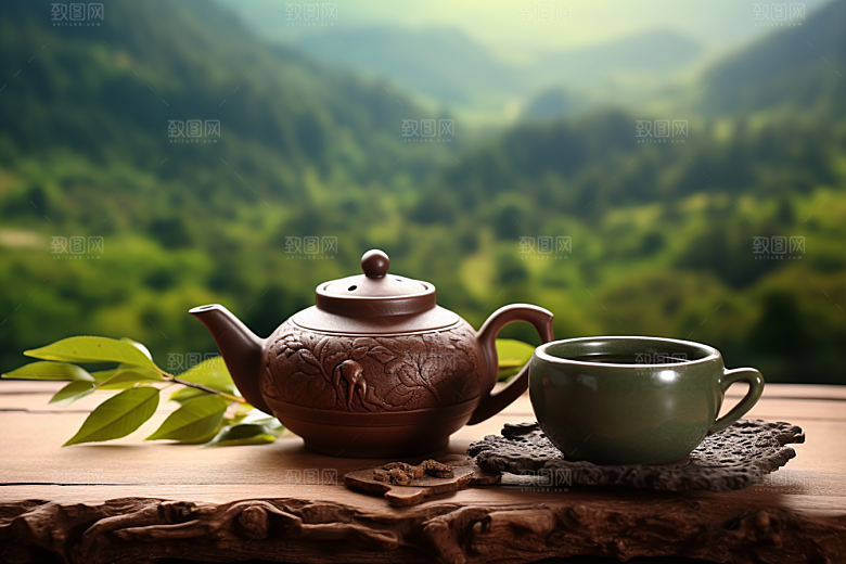 茶叶茶树采茶摄影图