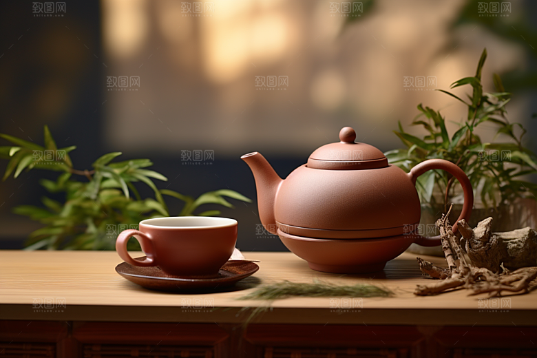 茶叶自然春天摄影图