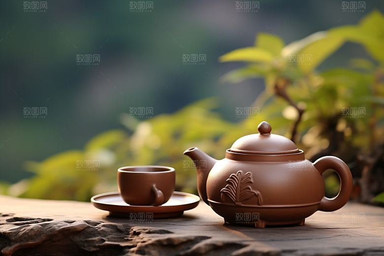 茶叶新茶雨前龙井摄影图