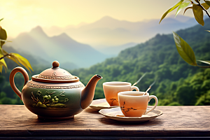 茶叶新茶春季摄影图