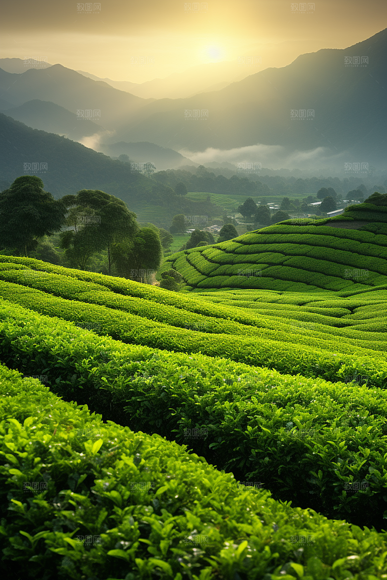 茶叶自然高清摄影图