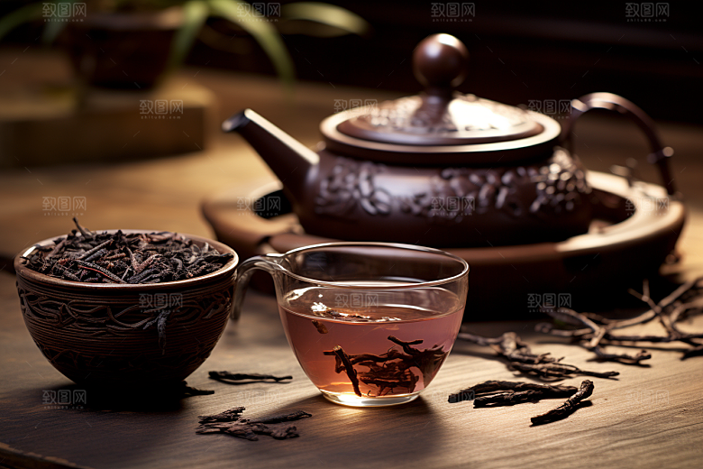 茶叶清新高清摄影图