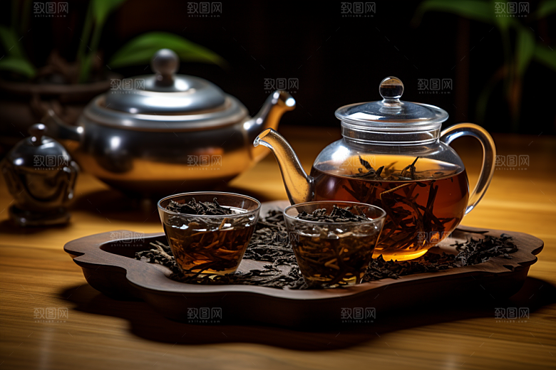 茶叶茶树清新摄影图