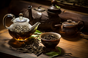 茶叶春茶春季摄影图