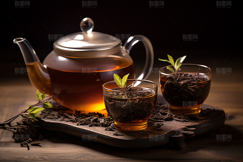 茶叶茶树采茶摄影图