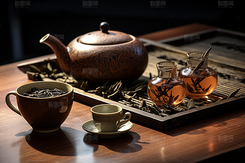茶叶春天新茶摄影图
