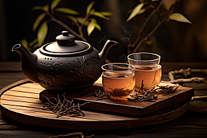 茶叶春季清新摄影图