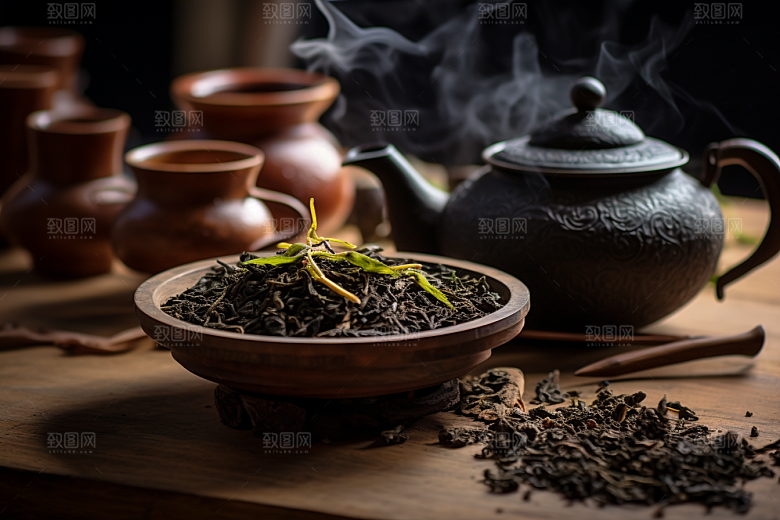 茶叶新茶高清摄影图