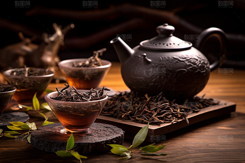 茶叶茶园清新摄影图