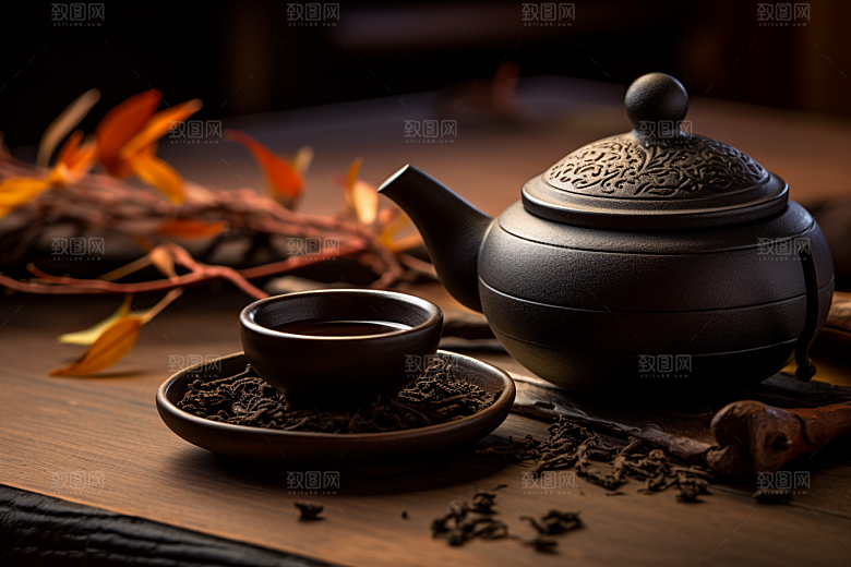 茶叶茶园新茶摄影图