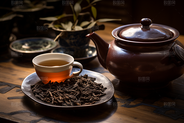 茶叶新茶茶园摄影图