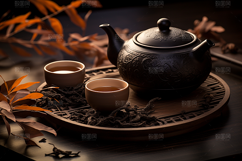 茶叶春茶雨前龙井摄影图