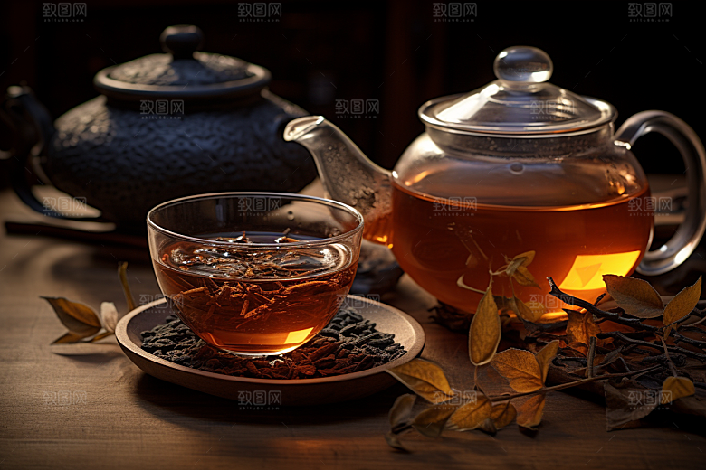 茶叶清明谷雨茶树摄影图