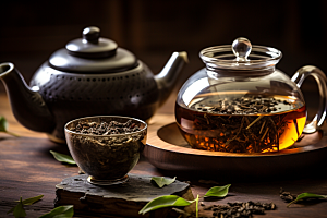 茶叶清明谷雨春茶摄影图