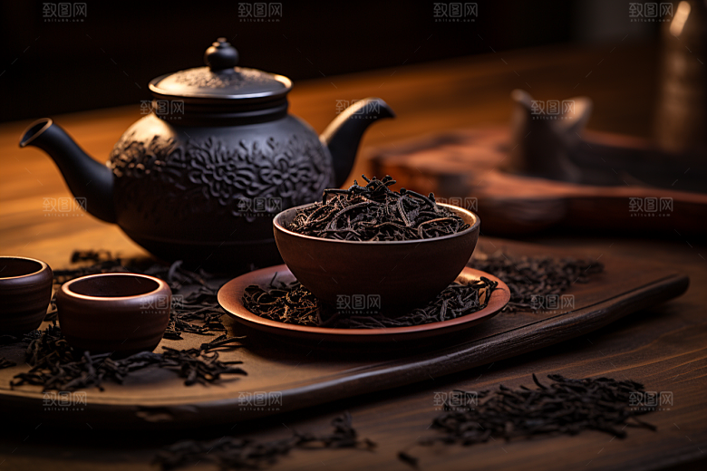 茶叶清明谷雨春茶摄影图