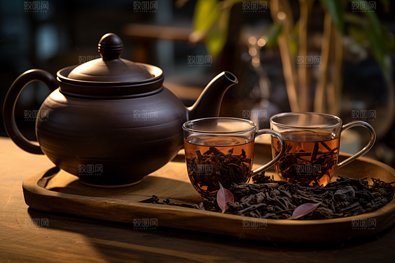 茶叶茶园茶树摄影图