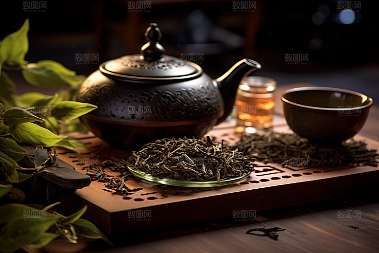 茶叶春天清明谷雨摄影图