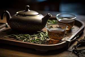 茶叶新茶春季摄影图