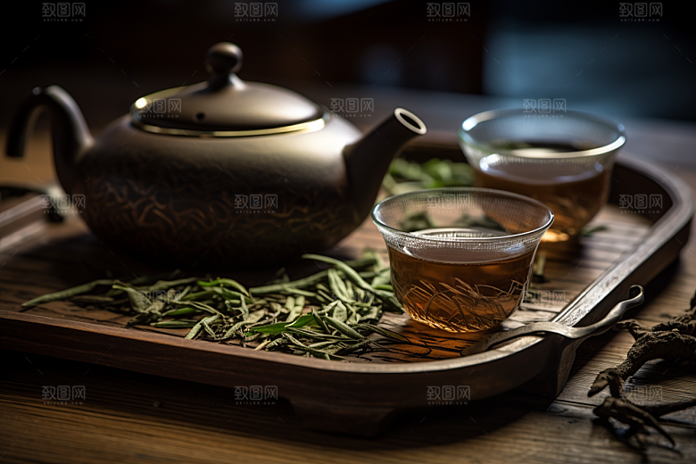茶叶新茶春季摄影图