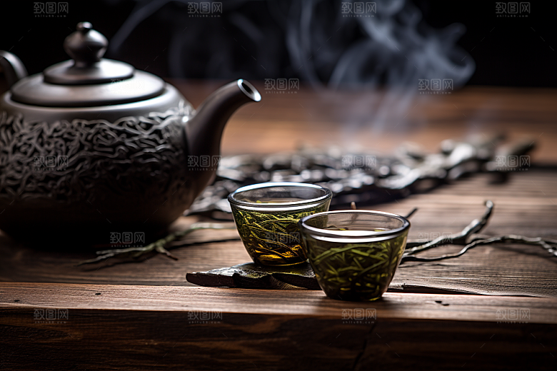 茶叶高清茶山摄影图