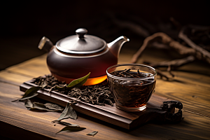 茶叶新茶清明谷雨摄影图