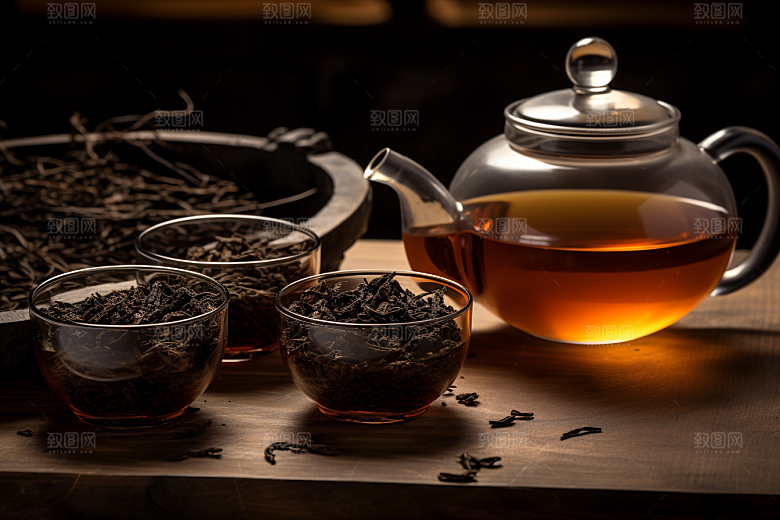 茶叶春季茶园摄影图
