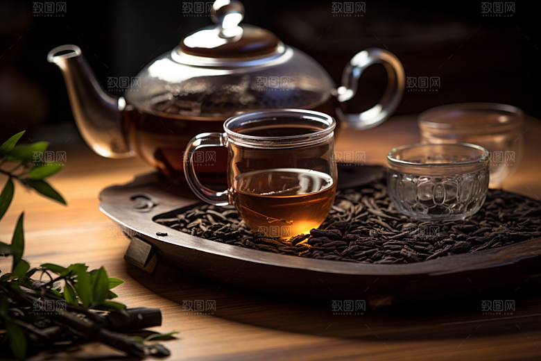 茶叶春天清明谷雨摄影图