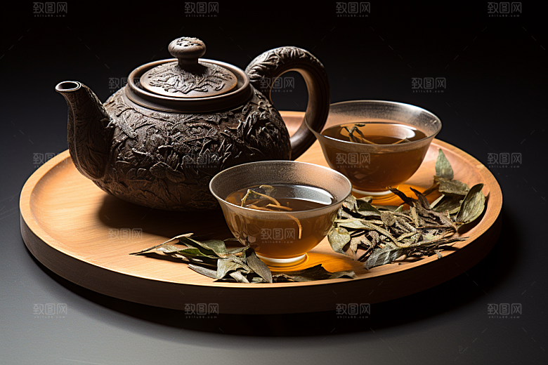 茶叶新茶采茶摄影图