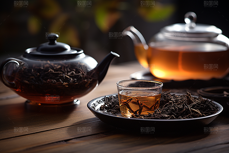 茶叶高清新茶摄影图