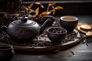 茶叶春季茶园摄影图
