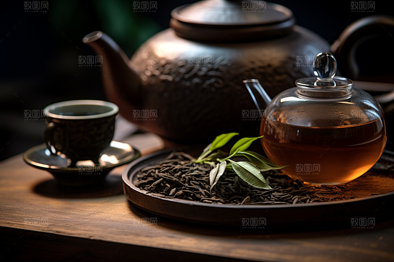 茶叶采茶清明谷雨摄影图